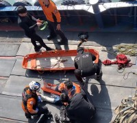 여수소방서, 선박추락사고 구조출동 나서 1명 안전구조
